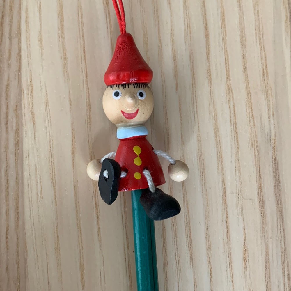 Pinocchio Pencil from Italy